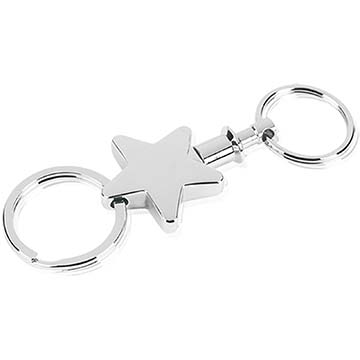 4in Star Key Ring