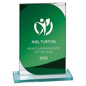 Seismic Green Mirror Award 150mm