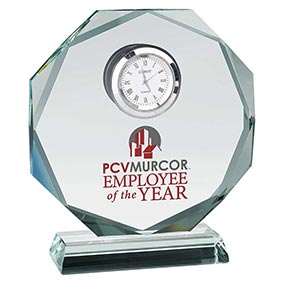 Recognition Glass Clock 135mm