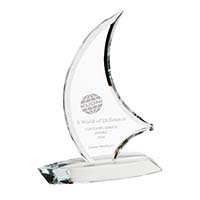 Admiral Crystal Award 230mm *