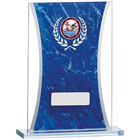 Marble Effect Glass Award 165mm