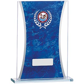 Marble Effect Glass Award 185mm