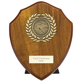 Walnut Wreath Reward Shield 125mm