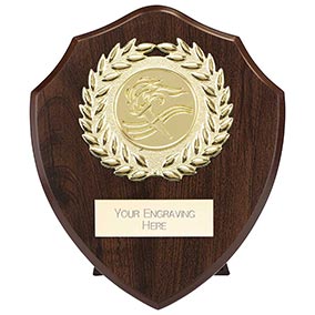 Mahogany Wreath Reward Shield 100mm