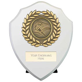 White Wreath Reward Shield 100mm