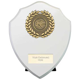 White Wreath Reward Shield 150mm