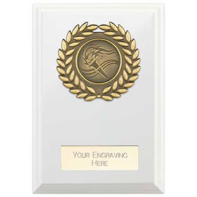 White Wreath Reward Plaque 100mm