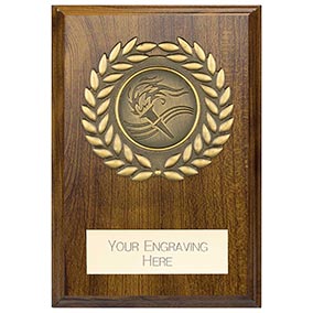 Walnut Wreath Reward Plaque 80mm