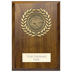 Walnut Wreath Reward Plaque 100mm