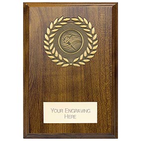 Walnut Wreath Reward Plaque 150mm