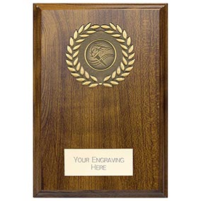 Walnut Wreath Reward Plaque 175mm