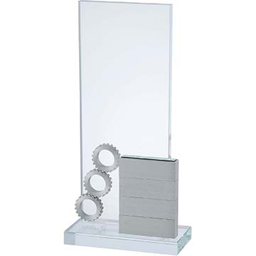 10in Cogs Motivation Aluminium Award - 4 Blocks