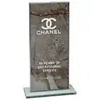 Quarry Black Marble Glass Award 160mm