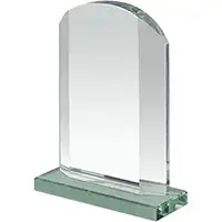 6.25in Jade Glass Award