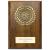 Walnut Wreath Reward Plaque 100mm - view 1